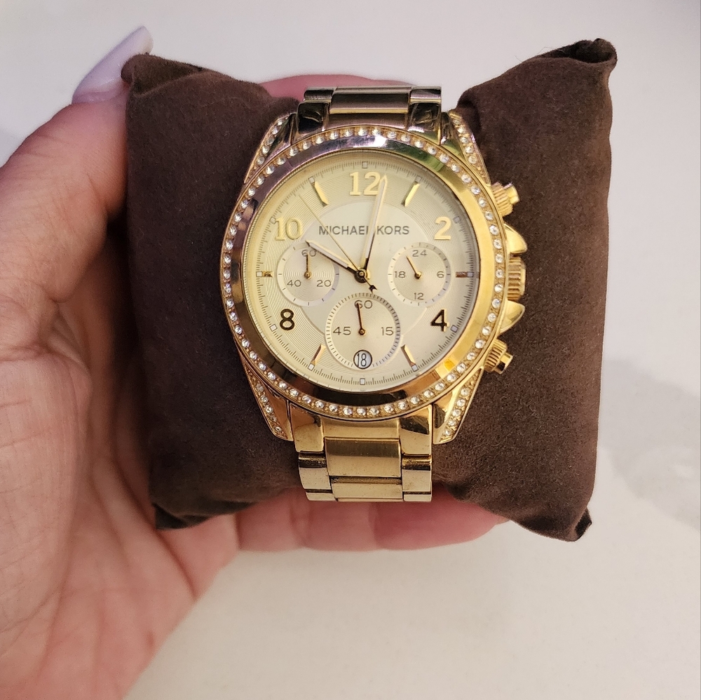 Gold Michael Kors watch